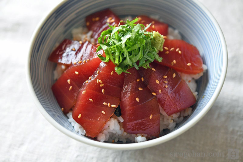 まぐろの漬け丼のレシピ 作り方 白ごはん Com