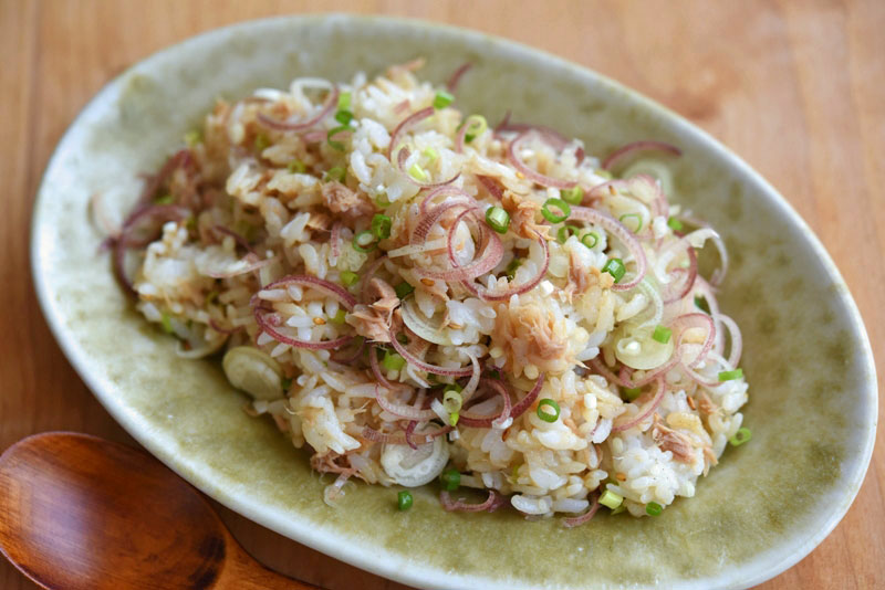 みょうがとツナの混ぜご飯のレシピ 白ごはん Com