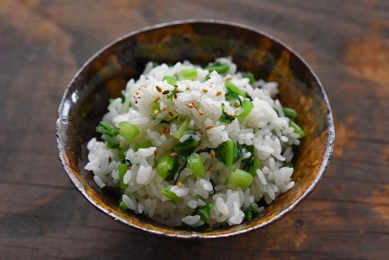 菜めし 菜飯 のレシピ 作り方 白ごはん Com