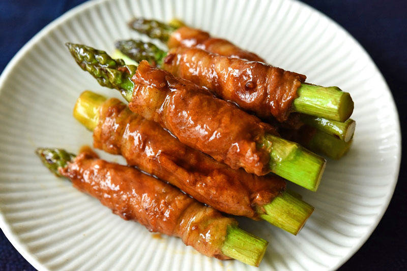 アスパラの肉巻き しゃぶしゃぶ肉で簡単に作る レシピ 作り方 白ごはん Com