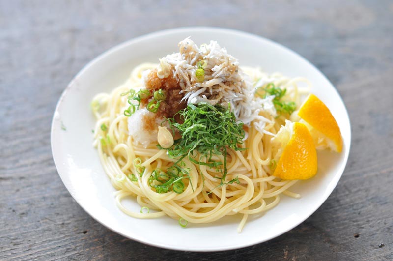 簡単で美味しい しらすおろしパスタのレシピ 白ごはん Com