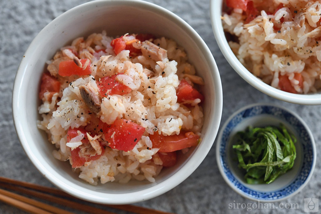 トマトとツナの混ぜご飯のレシピ 作り方 白ごはん Com