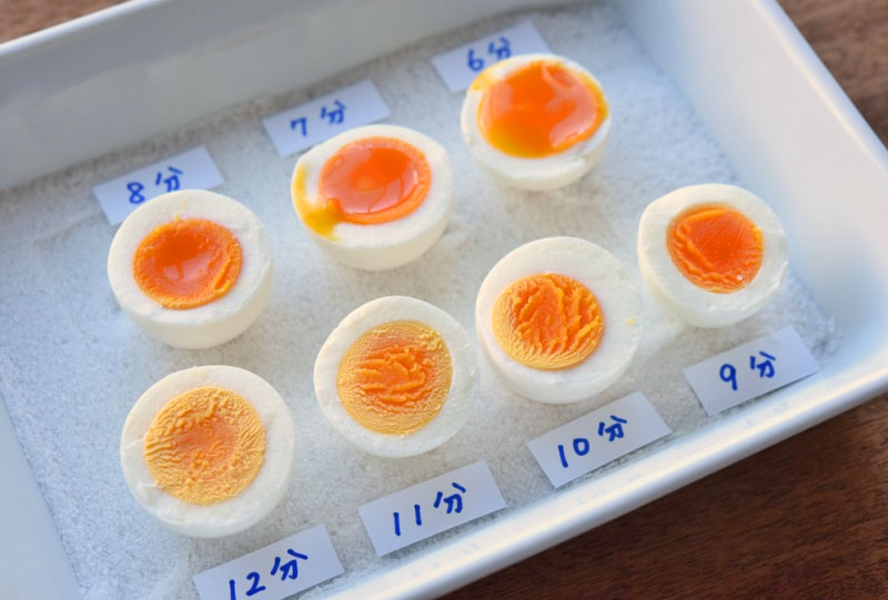 【家事のコツ】ゆで卵を作る時は熱湯から！の写真