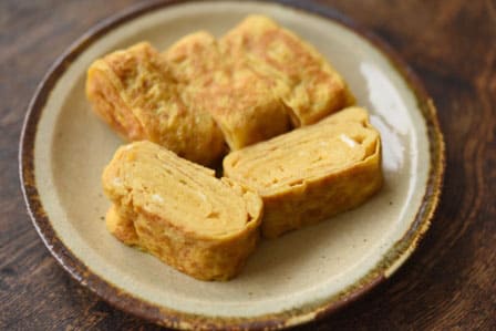 卵焼きの出来上がり