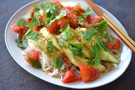 冷製トマトそうめん