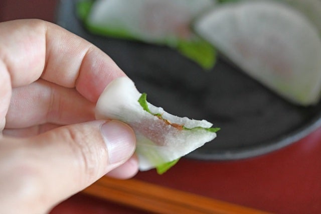 梅大根にマヨネーズを追加