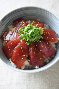 まぐろの漬け丼の写真