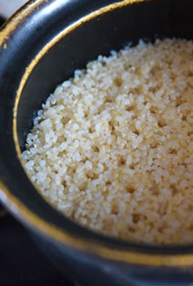 玄米の炊き方（圧力鍋＆土鍋）の写真