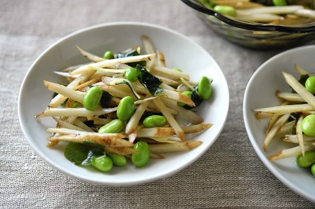 ごぼうと枝豆の和サラダ