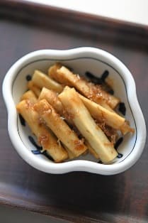 新ごぼうの漬物風の写真