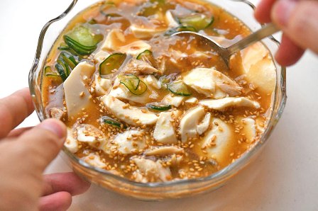 超かんたん冷や汁（コンビニ活用）のレシピ写真