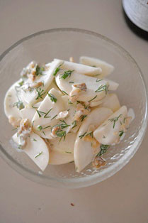 かぶとクルミのサラダの写真