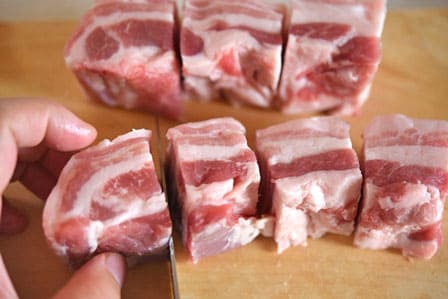 豚肉の切り方