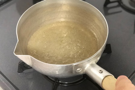 水分を飛ばす