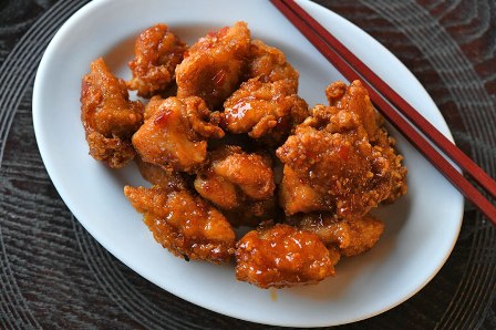 鶏のピリ辛唐揚げのレシピ写真