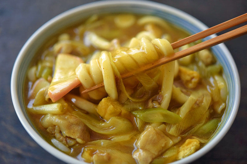 カレーうどんの写真