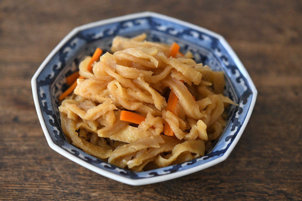 むし干し大根の煮物の写真