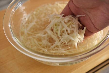 切り干し大根を戻す