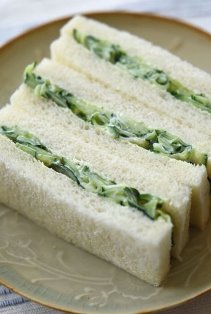 きゅうりのサンドイッチの写真