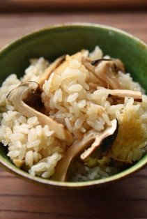 松茸ご飯のレシピ写真