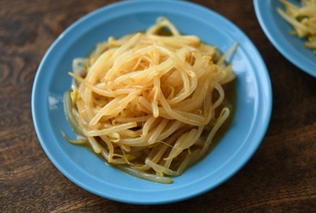 もやしの辛子醤油和え