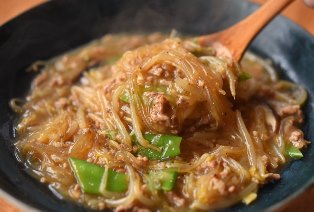 春雨ともやしの煮物