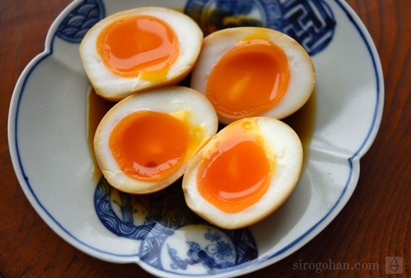 半熟煮卵の写真