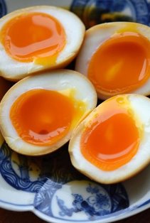 半熟煮卵のレシピ写真