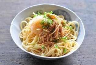 なめたけおろしパスタ