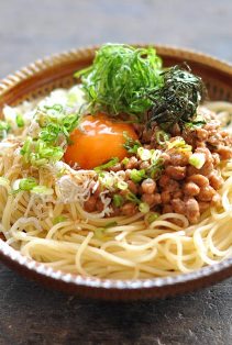 納豆パスタ