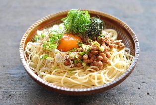 納豆パスタ