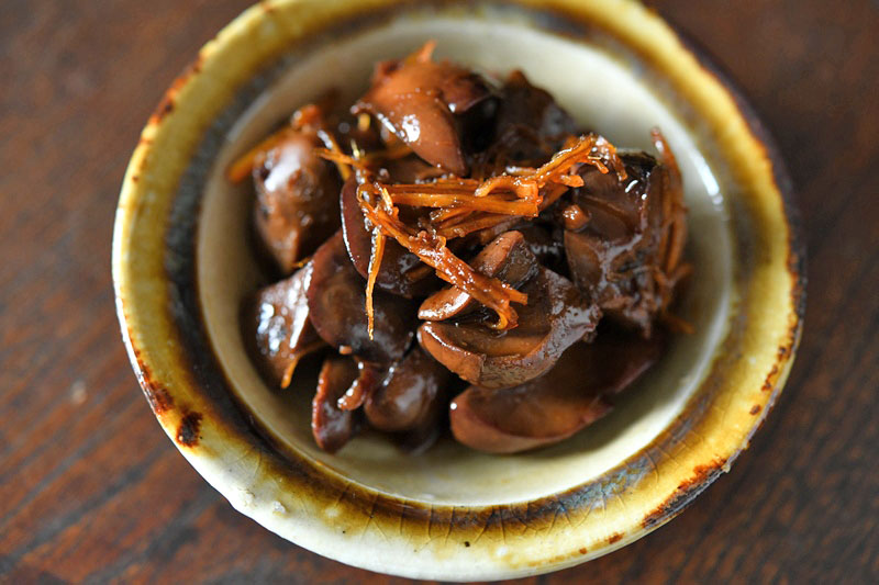 簡易ver. 鶏レバーの甘辛煮の写真