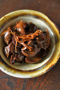 簡易ver. 鶏レバーの甘辛煮の写真