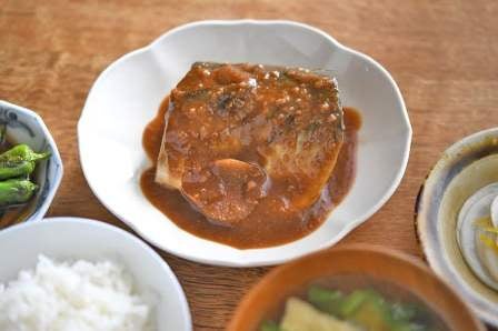 さばの味噌煮の出来上がり