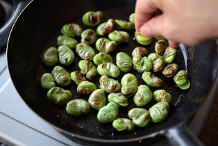 そら豆の塩ソテー