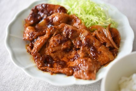 豚の生姜焼きのレシピ写真