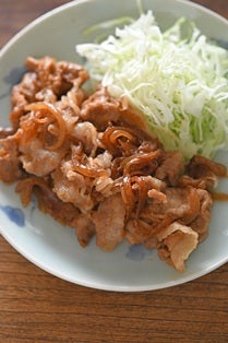 簡単な豚の生姜焼きの写真
