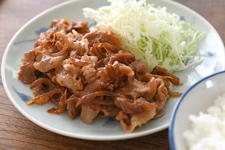 生姜焼きの出来上がり