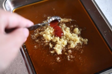 隠し味のケチャップの分量