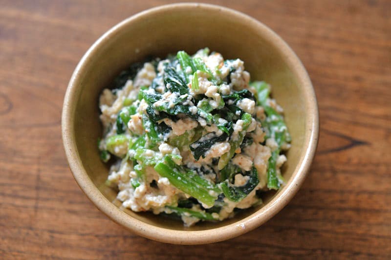 いちばん簡単な白和えの写真