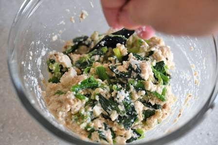 塩少々で味を調える