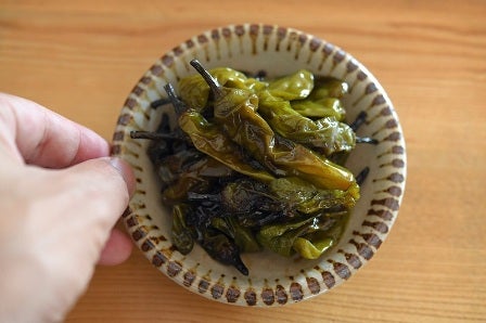 ししとう佃煮の出来上がり