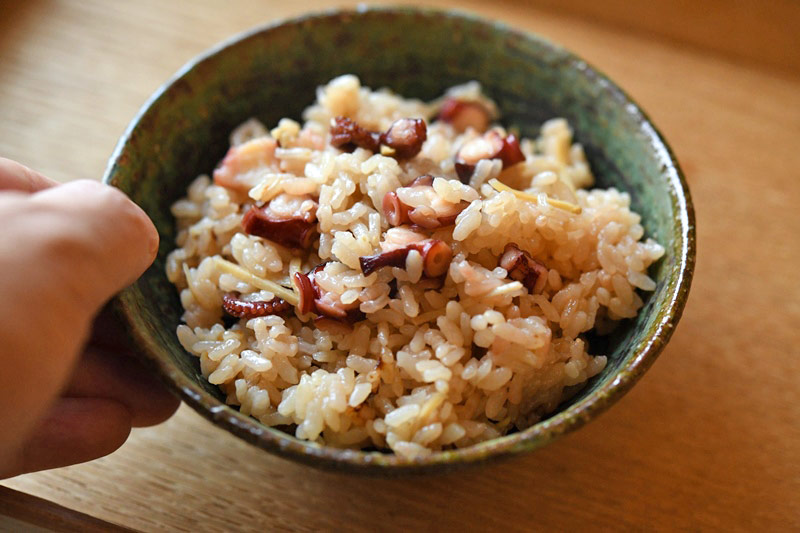 タコ飯の写真