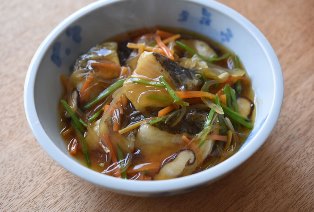 タラの野菜あんかけ