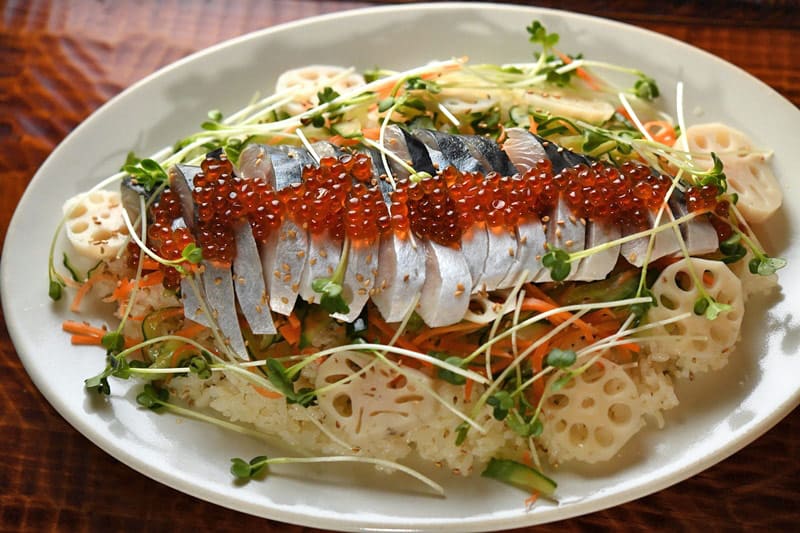 イクラをプラスしたアレンジ