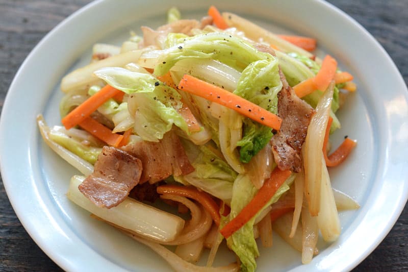 肉野菜炒めの写真